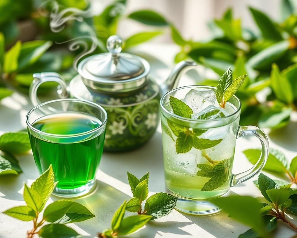 Groene thee: drink je het warm, heet of koud?