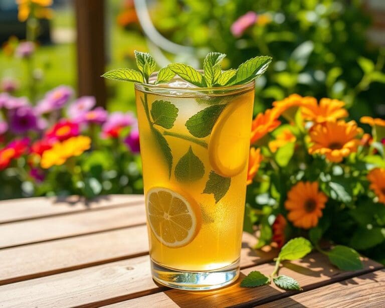 Groene thee in de zomer: koud genieten