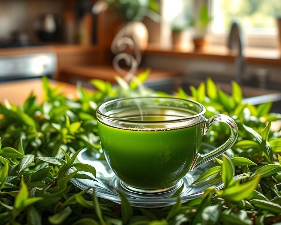 Groene thee warm drinken: de voordelen