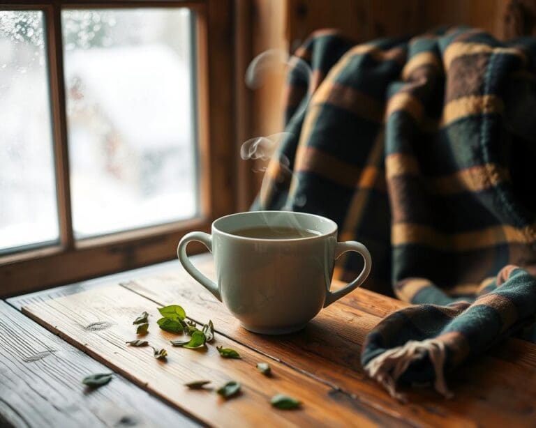 Warme groene thee voor de koude dagen